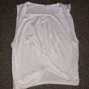 White crop top